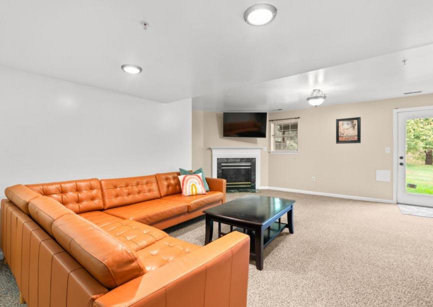 Recreation Room in Basement