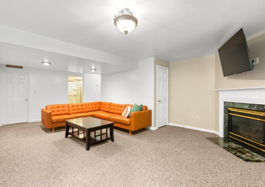 Recreation Room in Basement