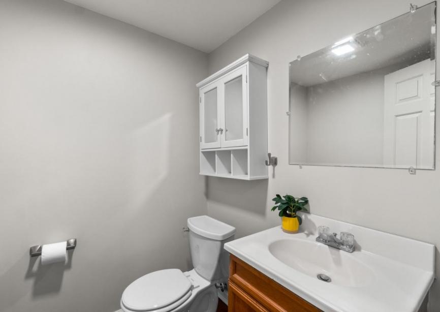 Basement Half Bath