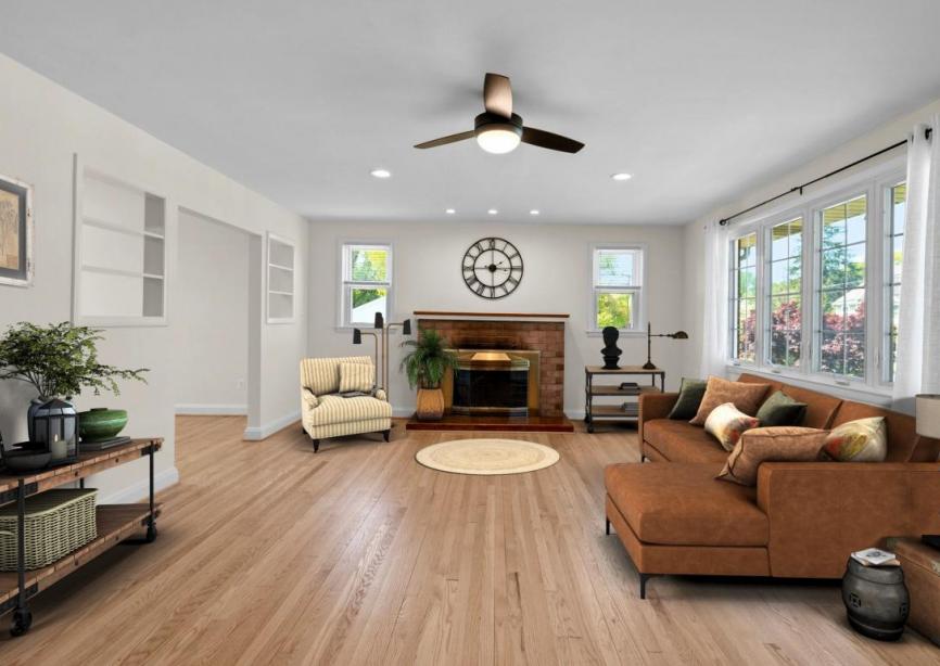 Living Room Virtually Staged