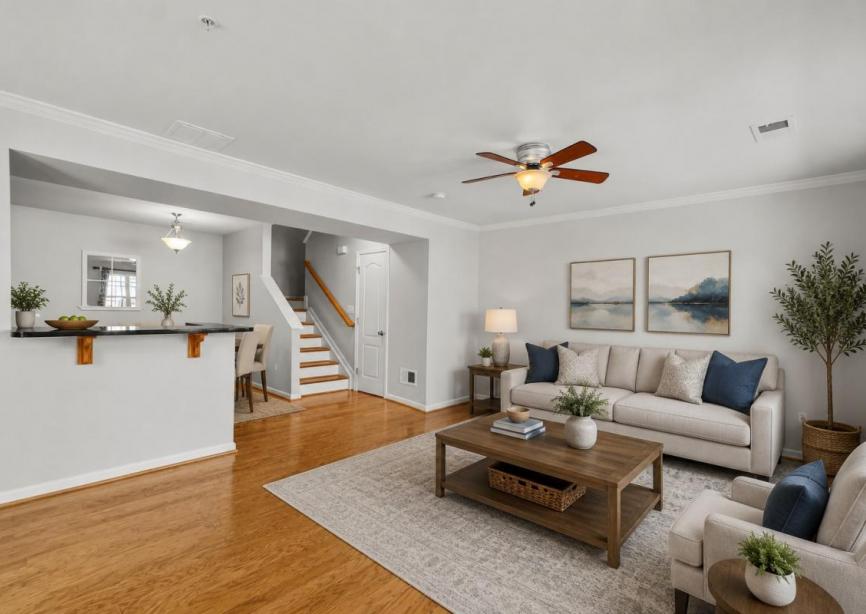 Living Room - Virtually Staged